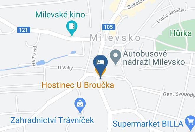 Pisek - Hostinec U Broucka Maps