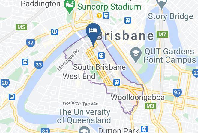 Brisbane - Hostrelax Residences On Hope Street Maps