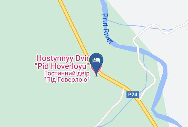 Yaremcha - Hostynnyy Dvir Pid Hoverloyu Maps