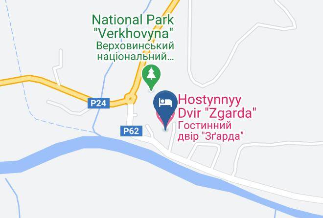 Verkhovyna Raion - Hostynnyy Dvir Zgarda Maps