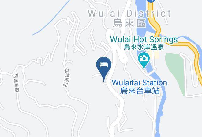 Hot Spring World Carta Geografica - New Taipei City - Wulai District
