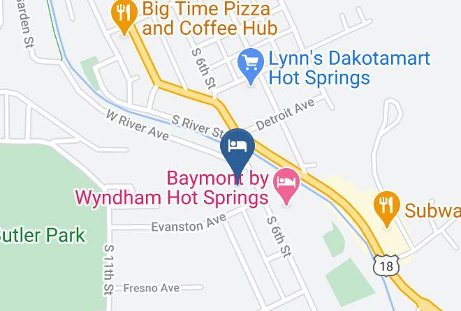 Fall River - Hot Springs Hills Inn Maps