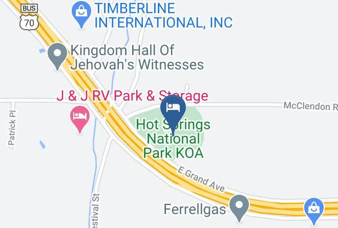 Garland - Hot Springs National Park Koa Maps