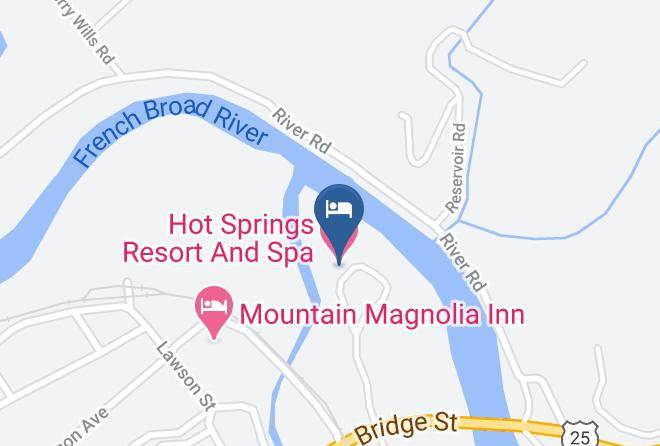Hot Springs Resort And Spa Map