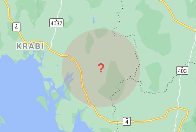 Amphoe Khlong Thom - Hot Stream Resort Maps