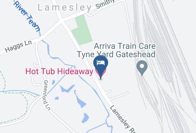 Gateshead - Hot Tub Hideaway Maps