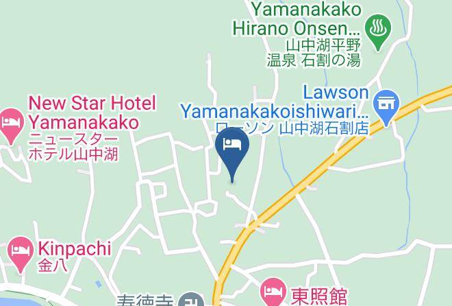 Yamanakako Vil Minamitsuru District - Hot Water Of Hatanoyugawara Onsen Manyo Maps