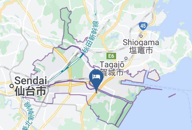 Sendai City Miyagino Ward - Hot Water Of Oedo Onsen Monogatari Sendai Corona Maps