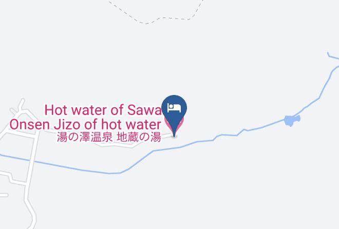 Tsuruoka City - Hot Water Of Sawa Onsen Jizo Of Hot Water Maps
