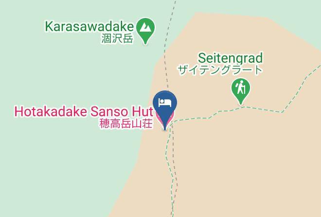 Hotakadake Sanso Hut Map