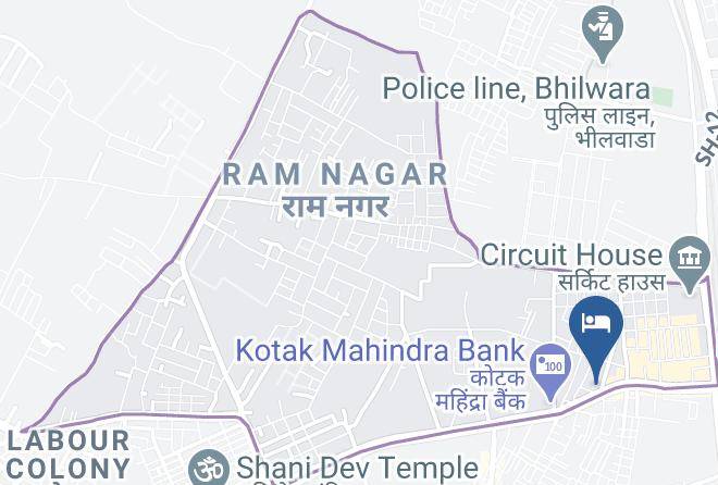 Bhilwara - Hotal Amar Palace Maps