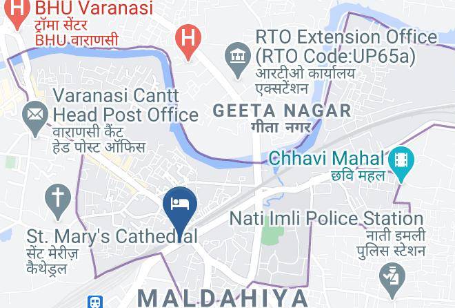 Varanasi - Hotel Regency Varanasi Maps