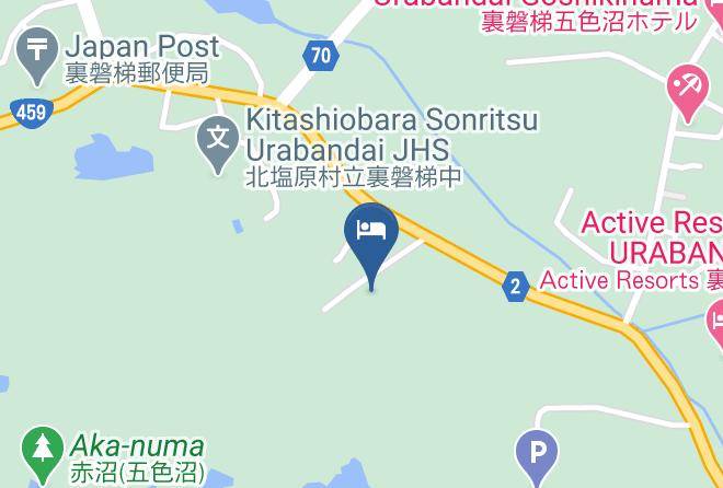 Kitashiobara Vil Yama District - Hotaru Lodge Maps