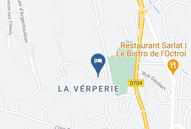 Dordogne - Hote La Verperie Maps