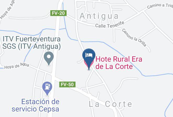 Las Palmas - Hote Rural Era De La Corte Maps