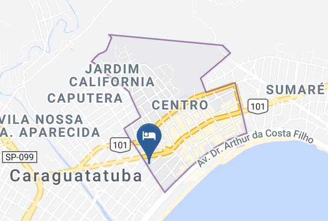 Caraguatatuba - Hoteis Pousadas Litoral Norte Maps