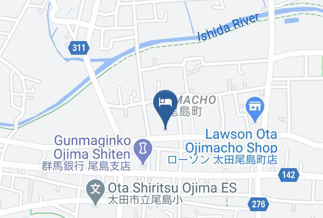 Ota City - Hoteiya Hotel Maps