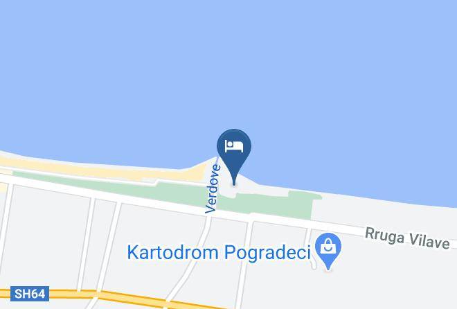 Pogradec - Hotel 1 Maji Maps
