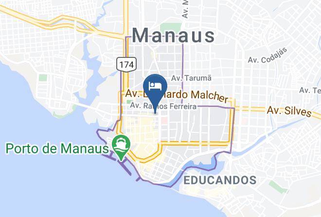 Manaus - Hotel 10 De Julho Maps