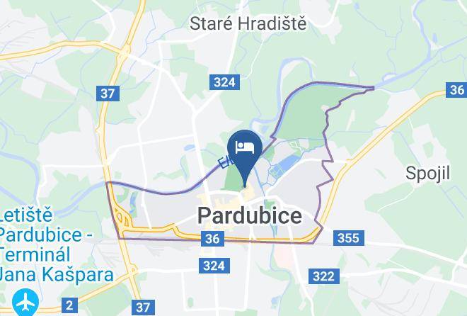 Pardubice - Hotel 100 Maps
