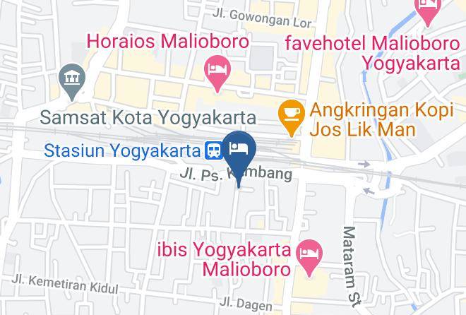 Kota Yogyakarta - Hotel 1001 Malam Maps