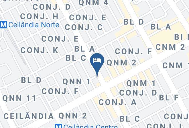 Brasilia - Hotel 1001 Noites Ceilandia Maps