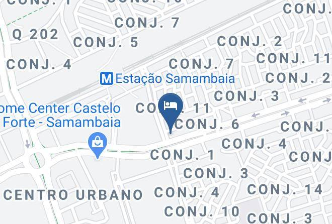 Brasilia - Hotel 1001 Noites Maps