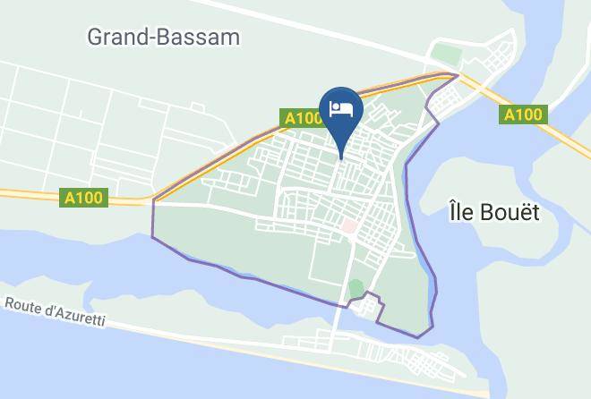 Grand Bassam - Hotel 108 Maps