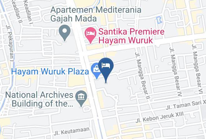 West Jakarta - Hotel 108 Jakarta Maps