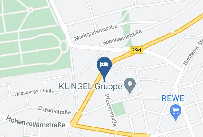 Pforzheim - Hotel 12 Apostel Maps