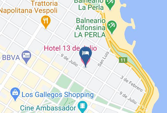 General Pueyrredon Partido - Hotel 13 De Julio Maps