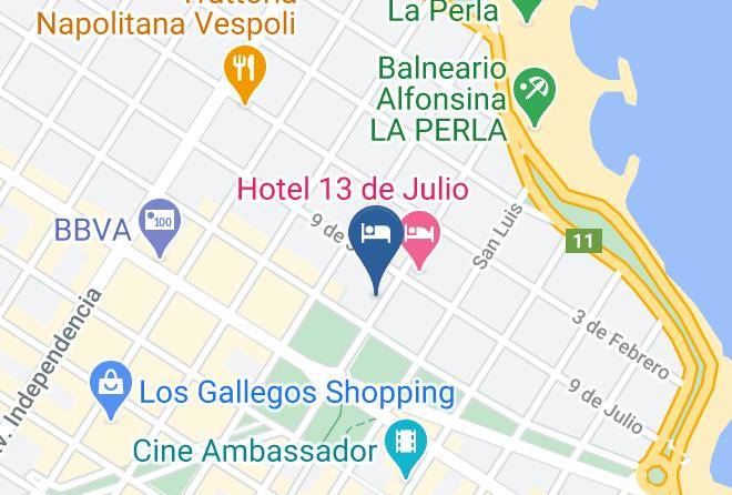 General Pueyrredon Partido - Hotel 15 De Mayo La Perla Maps
