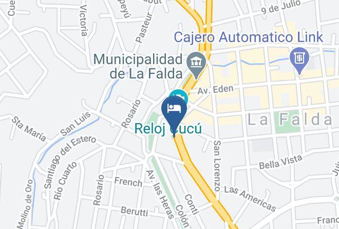 Punilla Department - Hotel 17 De Julio Osiad Salud Maps