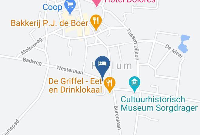 Ameland - Hotel 1761 Hollum Ameland Maps