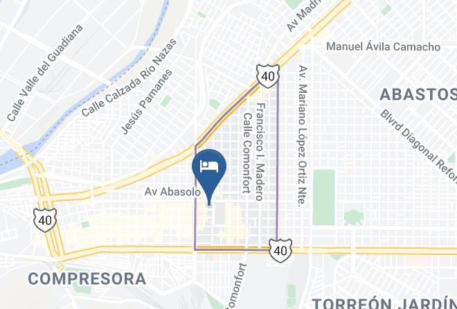 Torreon - Hotel 1907 Maps