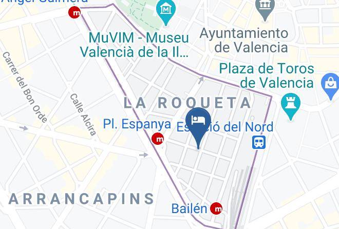 Valencia - Hotel 19 30 Valencia Maps