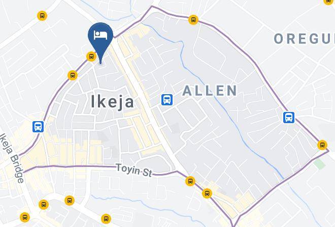 Ikeja - Hotel 1960 Eagles Park Maps