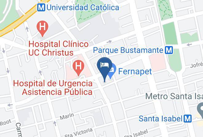 Santiago - Hotel 198 Maps