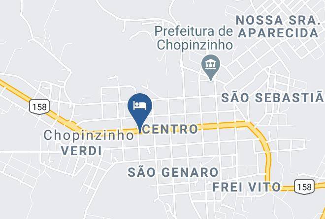 Chopinzinho - Hotel 2 Coqueiros Maps