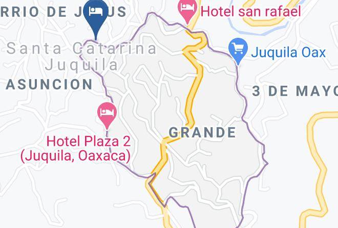 Santa Catarina Juquila - Hotel 2 Hermanos Maps