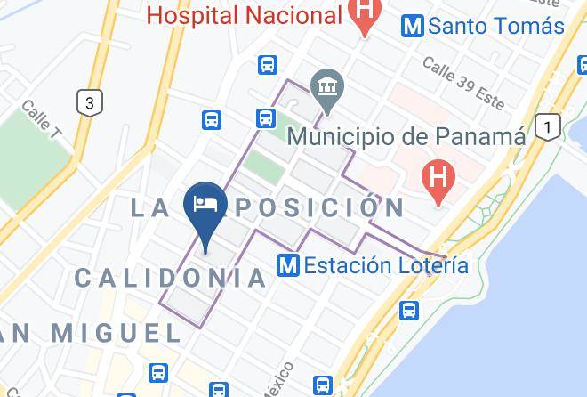 Calidonia - Hotel 2 Mares Maps