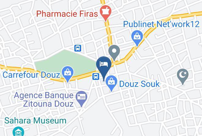 Tunisia - Hotel 20 Mars Maps