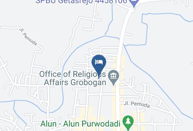 Grobogan Regency - Hotel 21 Purwodadi Maps