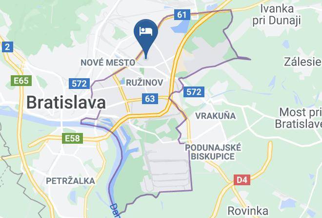Bratislava Ruzinov - Hotel 21 Maps