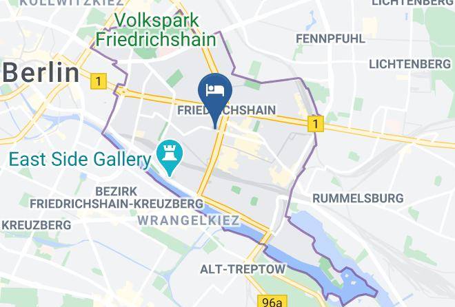 Stadt Berlin - Hotel 26 Hotel In Berlin Friedrichshain Kreuzberg Maps