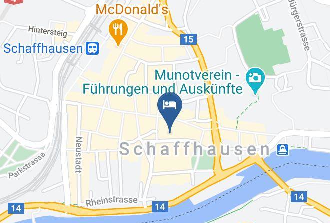 Schaffhausen - Hotel 2b Maps