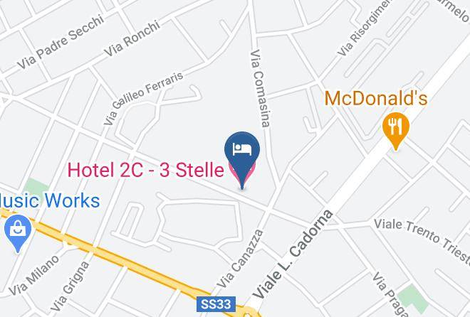 Milan - Hotel 2c 3 Stelle Maps