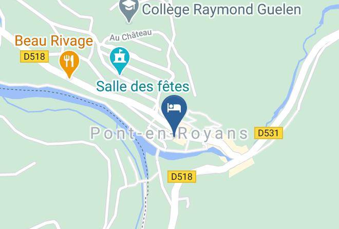 Isere - Hotel Et Restaurant Du Musee De L'eau Maps