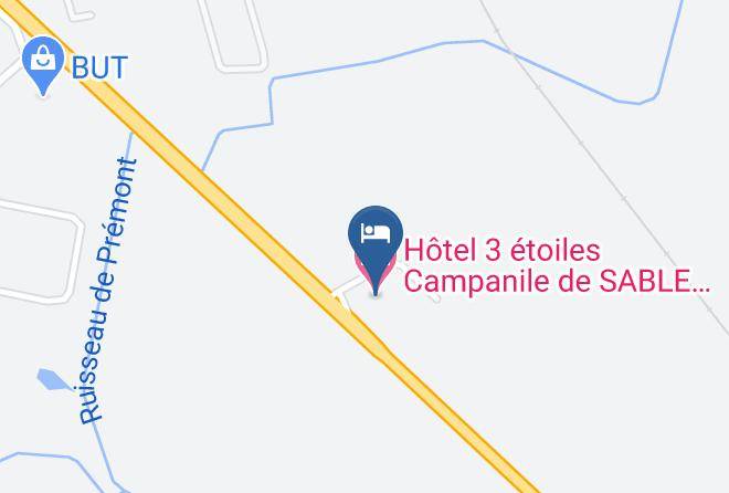 Sarthe - Hotel Campanile Sable Sur Sarthe Vion Maps