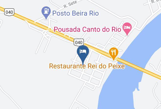 Sao Goncalo Do Abaete - Hotel 3 Irmaos Maps